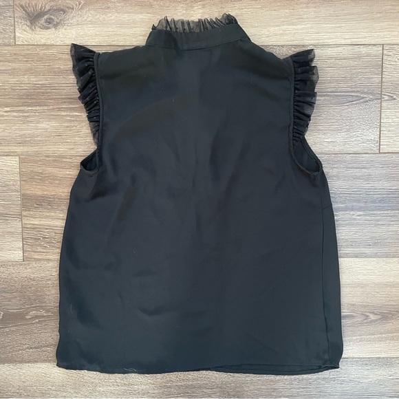 Who What Wear Ruffle Sleeve, Formal Tank Top - Picture 1 of 3